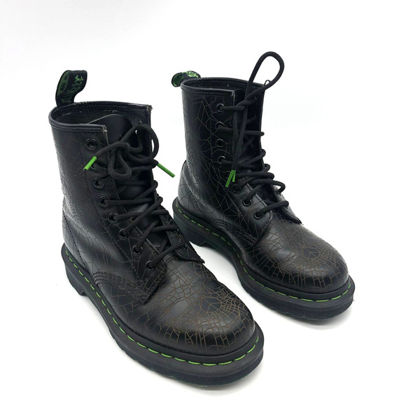 Dr. Martens Other - Dr. Martens Women's 1460 Web Smooth Black Skull Rare Boots 6 M